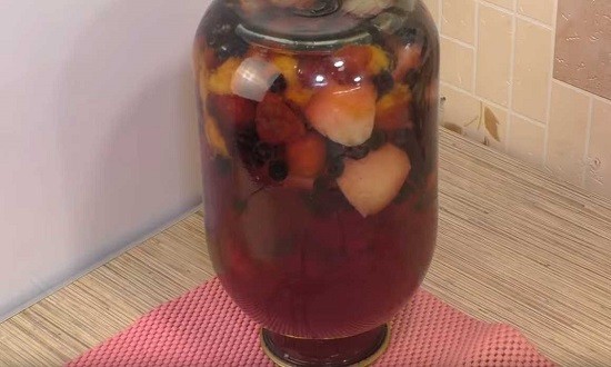 Компот ассорти на зиму из фруктов и ягод — вкуснейшие рецепты на 3 литровую банку