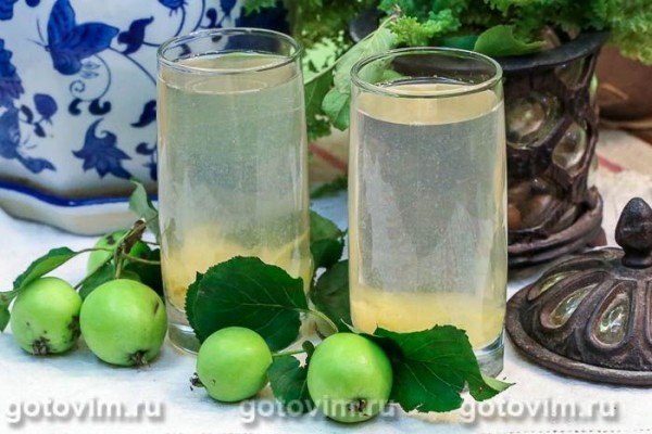 Компот из зеленых яблок Компот из зеленых яблок