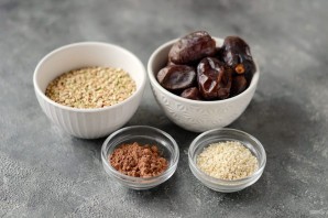 Конфеты из зеленой гречки