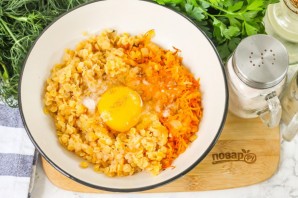 Котлеты из чечевицы с морковью