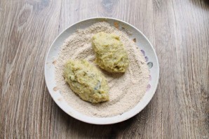 Котлеты из щуки с картошкой