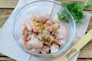 Курица в лимонном соусе по-китайски