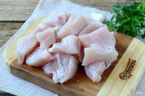 Курица в лимонном соусе по-китайски