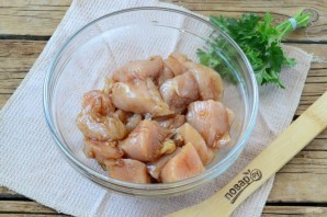 Курица в лимонном соусе по-китайски