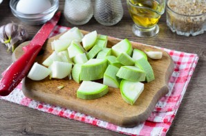 Куриные котлеты с кабачком в духовке