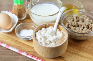 Ленивые чебуреки на кефире с фаршем