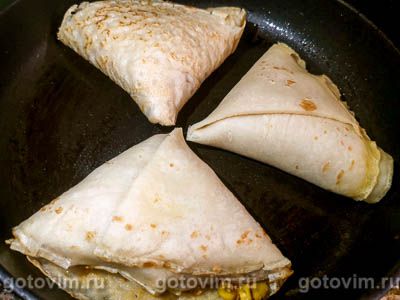 Лепешки с начинкой на сковороде Лепешки с начинкой на сковороде