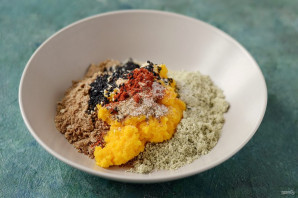 Льняные хлебцы с тыквой