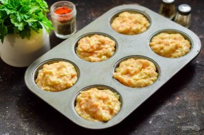Маффины из курицы и кабачков Маффины из курицы и кабачков