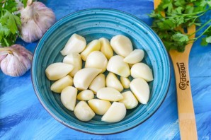 Маринованный чеснок зубчиками без стерилизации