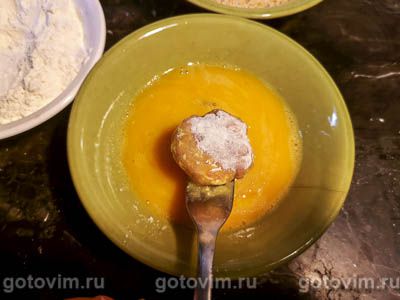 Наггетсы из говяжьего фарша с плавленым сыром