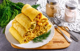 Налистники с печенкой