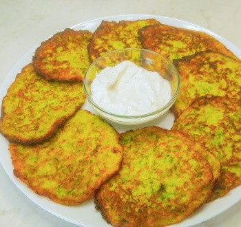 Оладьи из кабачков Оладьи из кабачков