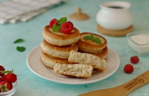 Оладьи на кефире с крахмалом