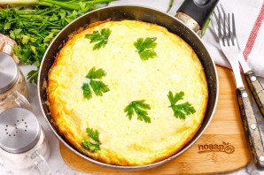 Омлет с сыром рикотта