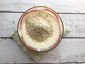 Овсяные оладьи с творогом Овсяные оладьи с творогом