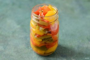 Перец в масляной заливке на зиму