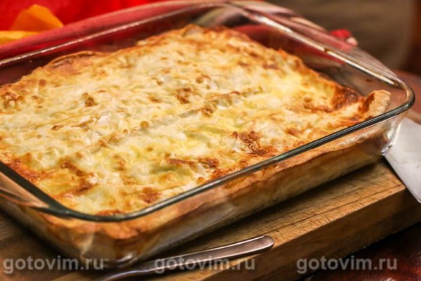 Пирог из лаваша с картошкой и сыром Пирог из лаваша с картошкой и сыром