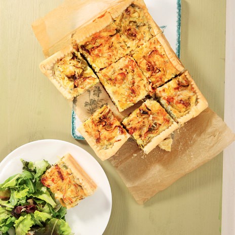 Пирог из лука-порея Пирог из лука-порея