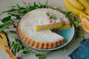 Пирог с бананом и апельсином