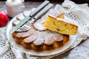 Пирог с творогом и нектаринами Пирог с творогом и нектаринами