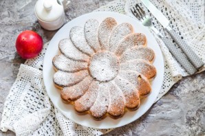 Пирог с творогом и нектаринами Пирог с творогом и нектаринами