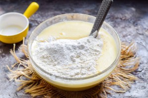 Пирог с творогом и нектаринами Пирог с творогом и нектаринами