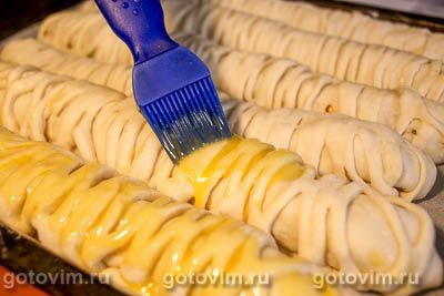 Пироги с курицей, овощами и оливками Пироги с курицей, овощами и оливками