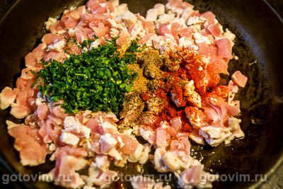 Пироги с курицей, овощами и оливками Пироги с курицей, овощами и оливками