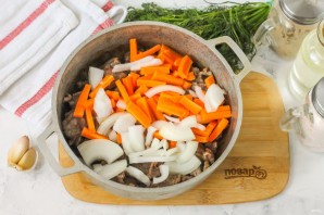 Плов с бараниной и курдюком