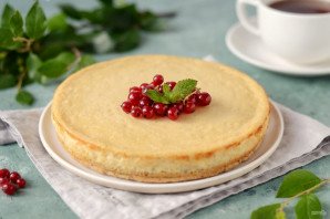 Постный чизкейк