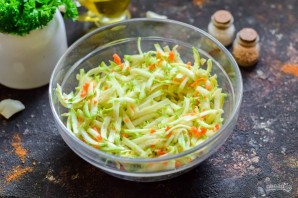 Постный пирог с кабачками