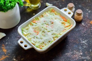 Постный пирог с кабачками