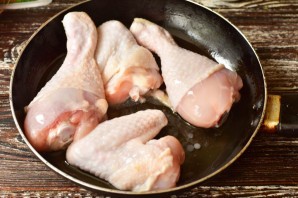 Рис с курицей в сливках