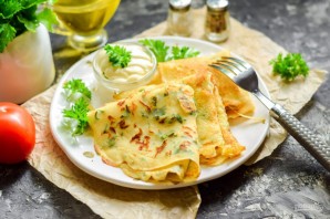 Рисовые блины с сыром Рисовые блины с сыром