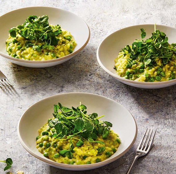 Ризотто со сладким горошком Ризотто со сладким горошком