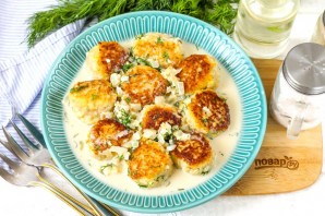 Рыбные фрикадельки в сливочном соусе