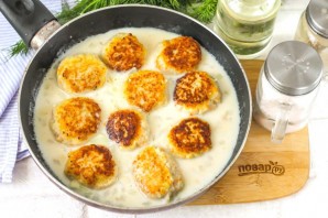 Рыбные фрикадельки в сливочном соусе