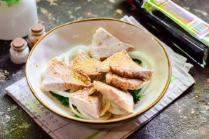 Салат "Холодный шашлык"