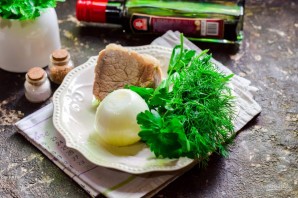 Салат "Холодный шашлык"