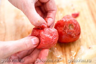 Салат из печеных овощей с грибами и чесночной заправкой Салат из печеных овощей с грибами и чесночной заправкой