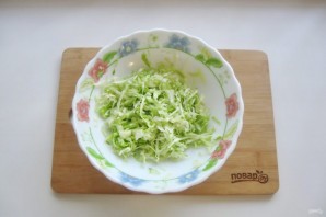 Салат с капустой и апельсином