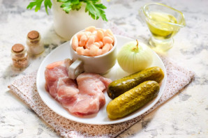 Салат "Василиса" с фасолью