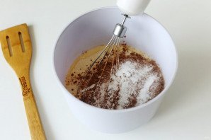 Шоколадный манник на сметане