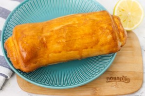 Штрудель с малиной