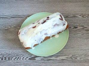 Сметанный пирог с изюмом