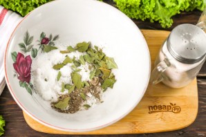 Соленое сало в пакете