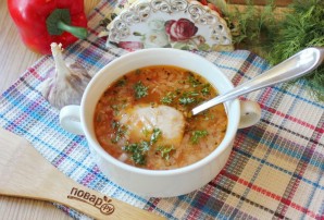 Суп "Харчо" с пшеном