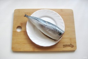 Суп из скумбрии с пшеном