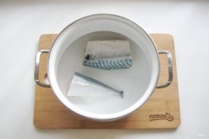 Суп из скумбрии с пшеном